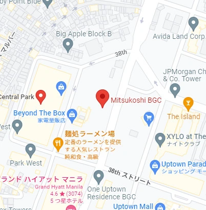 KARADA Mitsukoshi Mall BGC店の地図